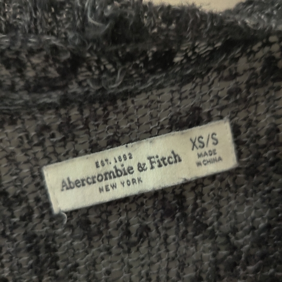 NWOT Long Knit Cloak Woven Robe Open Front Sweater XS Cape - Picture 4 of 5